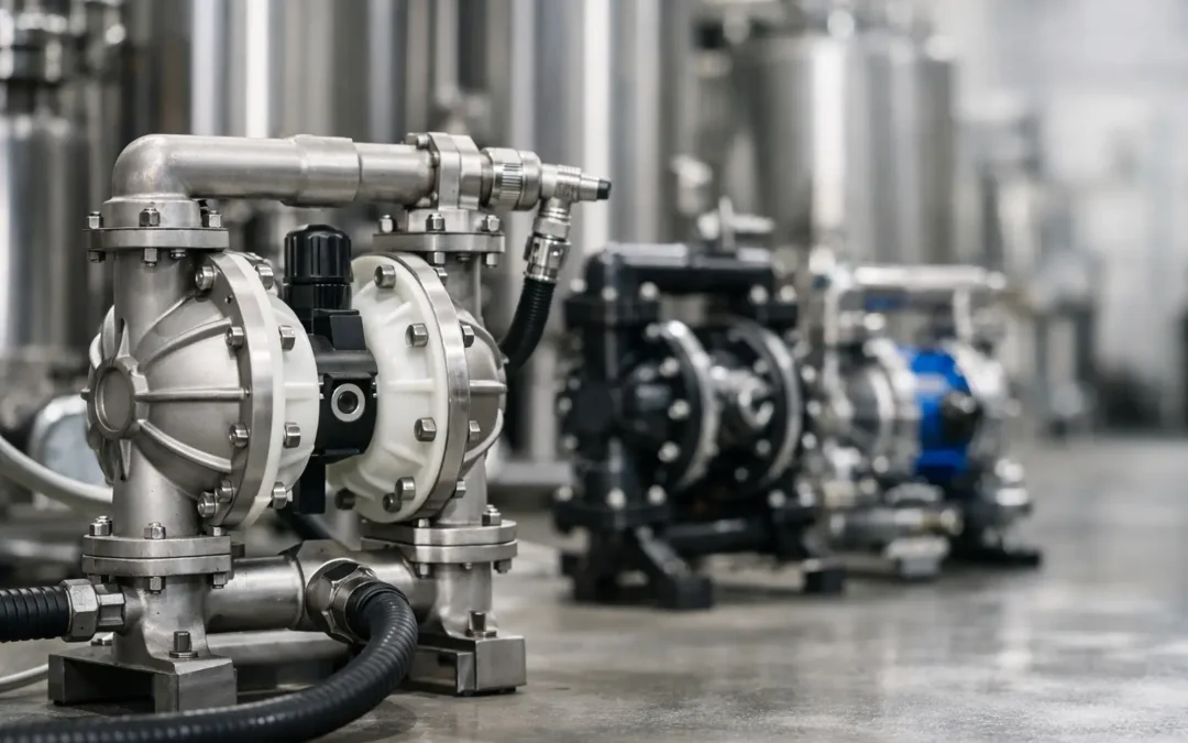 Como escolher bomba pneumática industrial