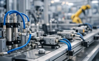 Automação pneumática industrial e produtividade