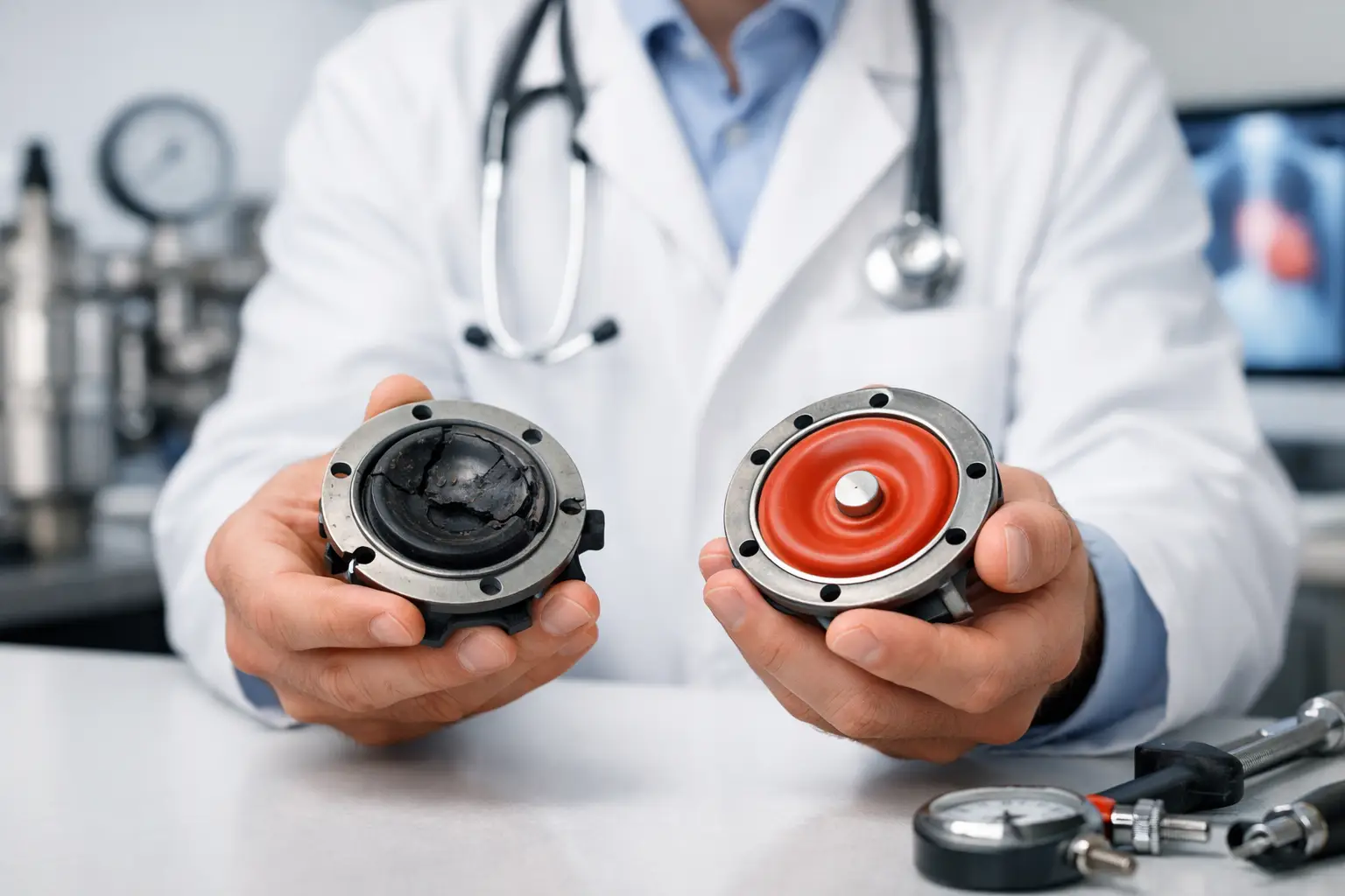 Como diagnosticar falha em diafragma
