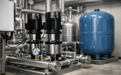 Instalação de sistema de pressurização industrial