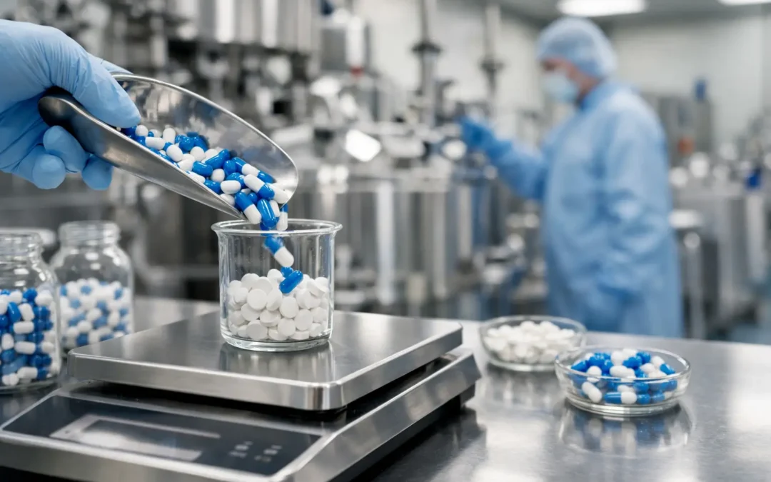Como acertar a dosagem farmacêutica industrial
