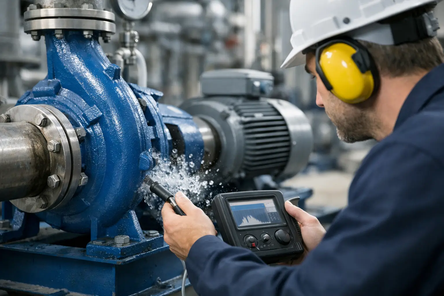 Como detectar cavitação em bombas industriais
