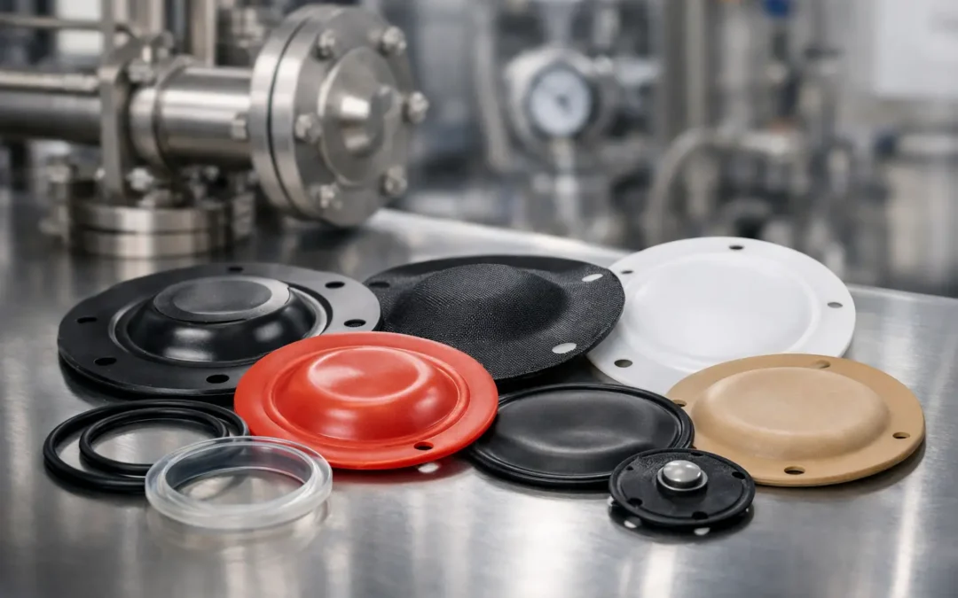 Melhores materiais para diafragmas industriais