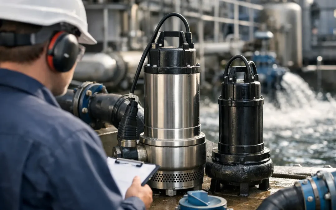 Como escolher bomba submersível na indústria