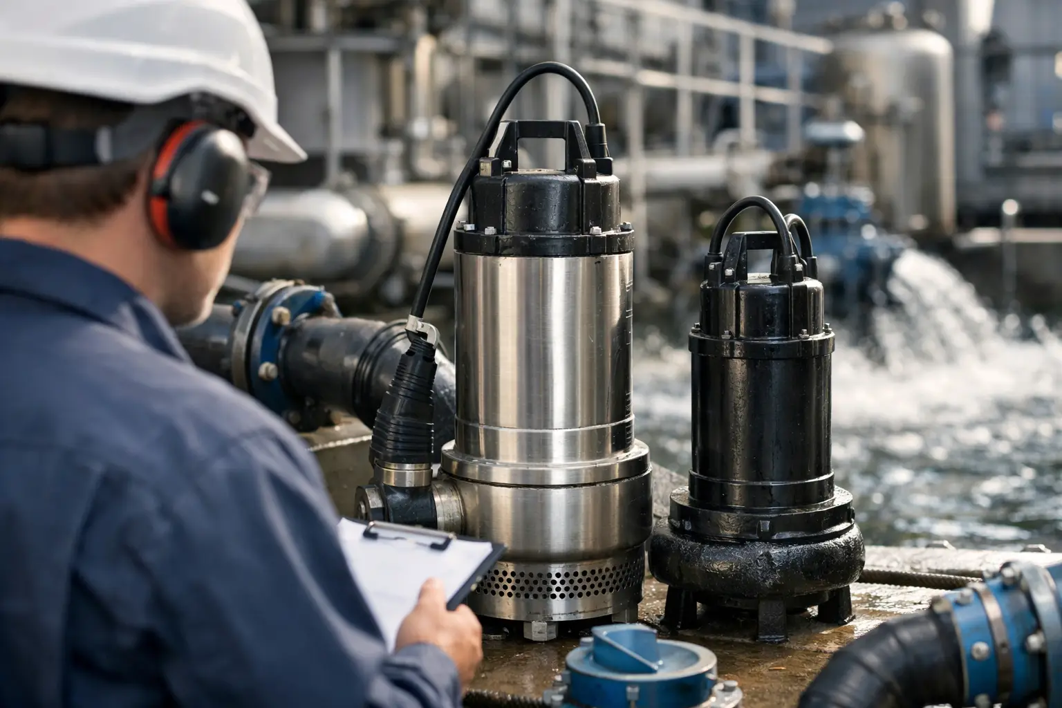 Como escolher bomba submersível na indústria