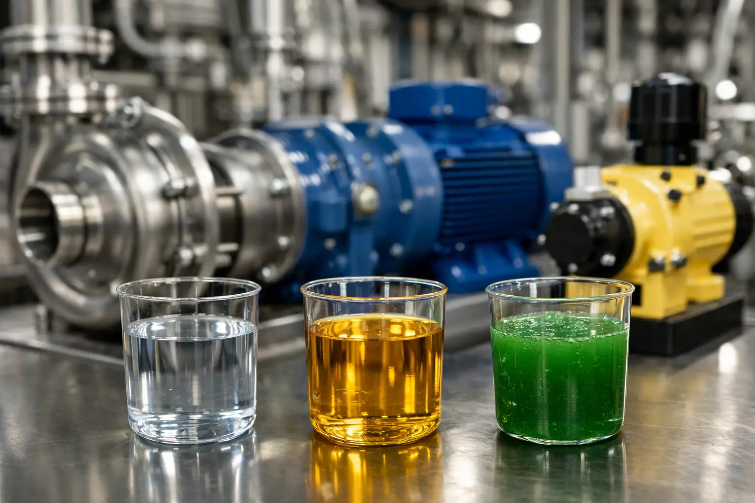 Exemplo de seleção de bomba por fluido industrial