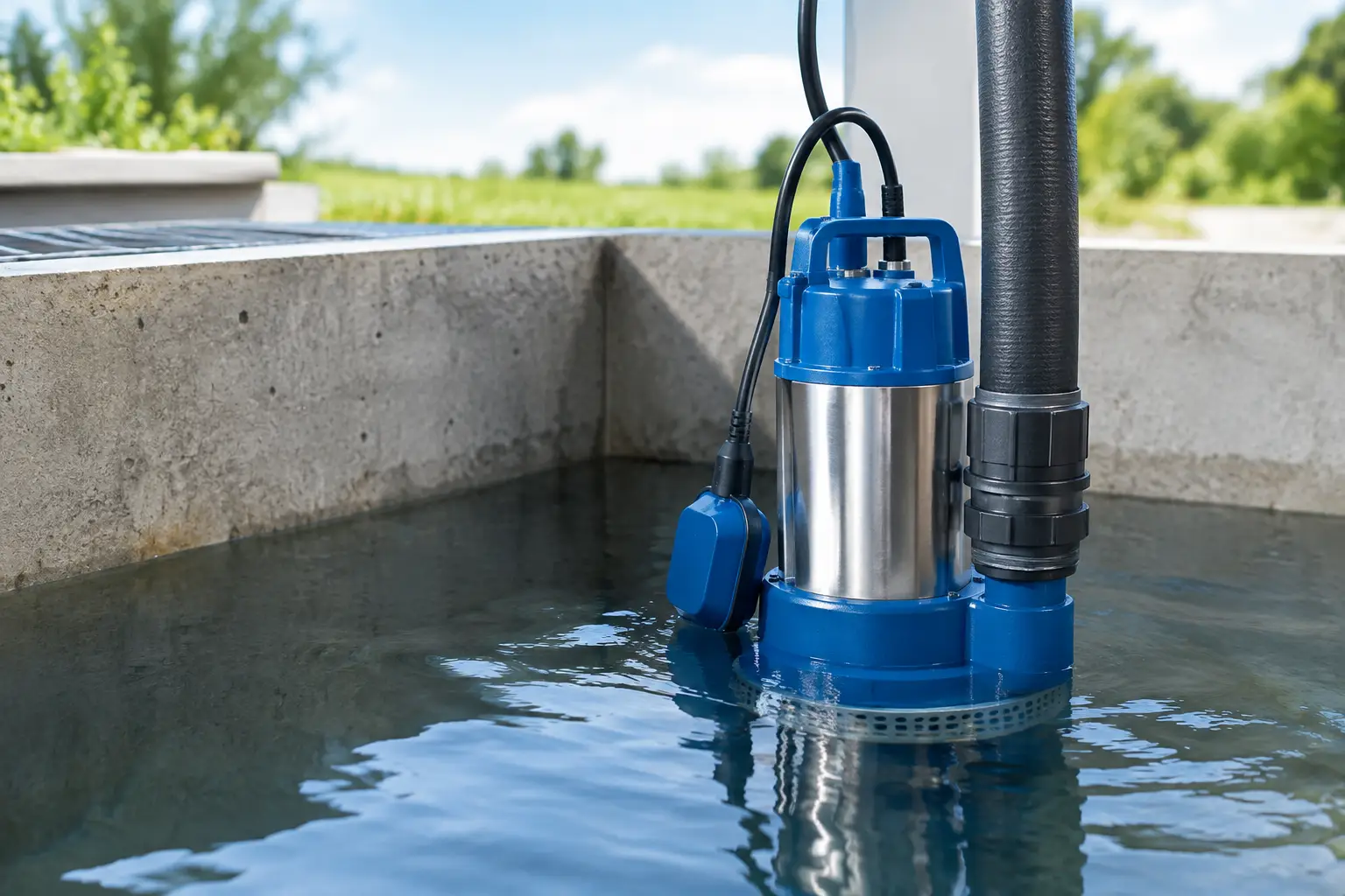 Aplicação da bomba submersível Lowara Domo