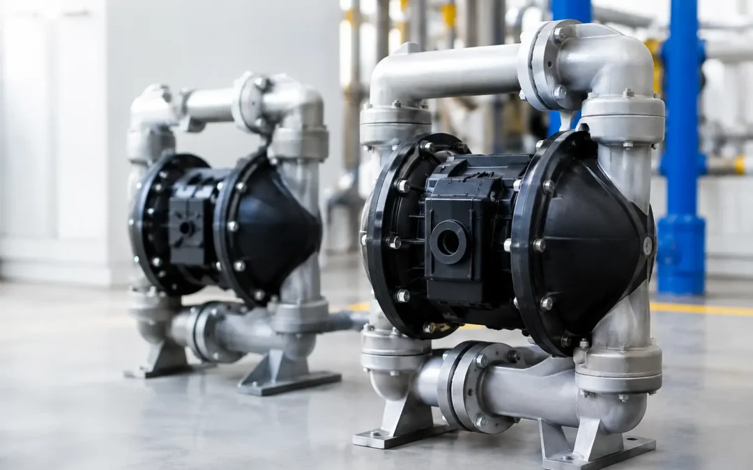 Bombas pneumáticas para processos industriais